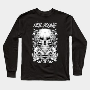 NEIL YOUNG BAND MERCHANDISE Long Sleeve T-Shirt